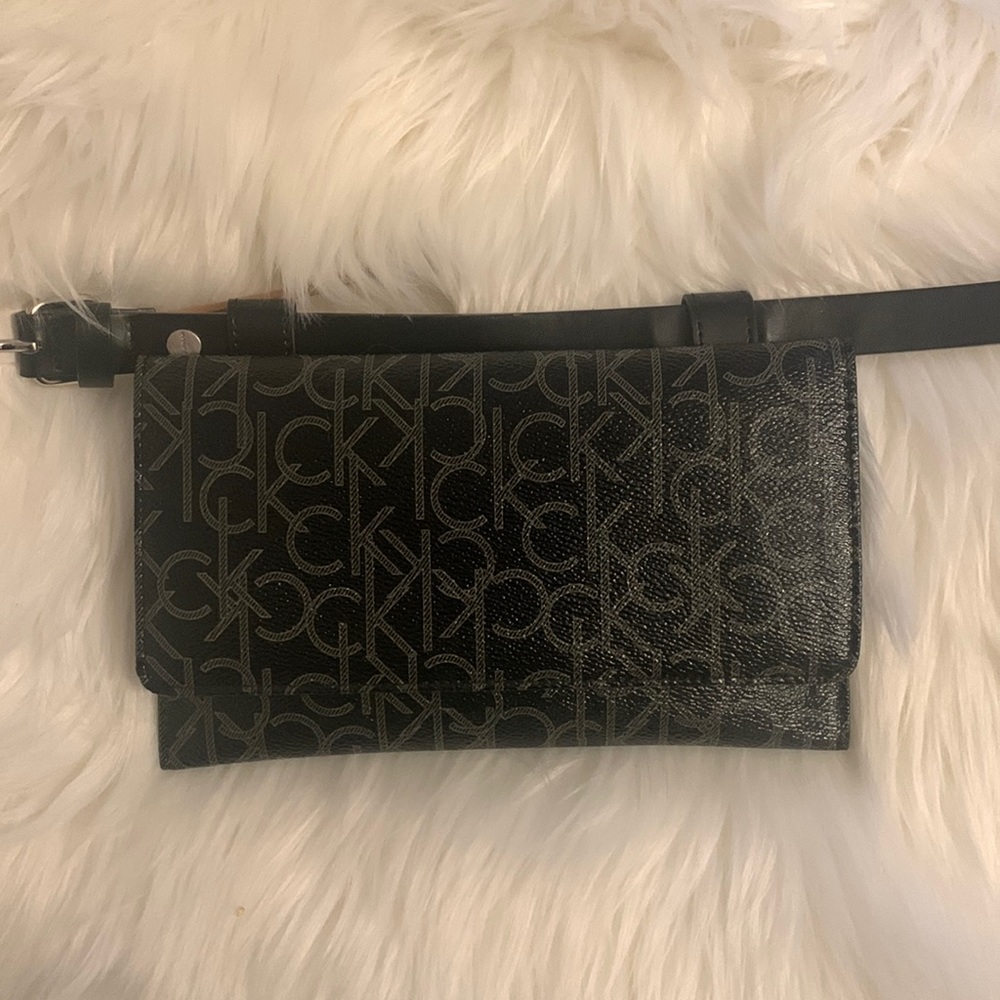 Calvin Klein monogram envelope belt bag